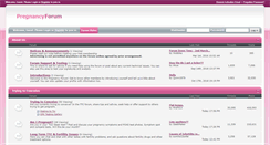 Desktop Screenshot of pregnancyforum.co.uk